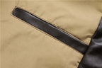 Fashion Glam | Men's Leather Jacket with Practical Pockets