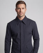 Men's modern tailored blazer in minimalist style with accentuated shoulder area Fashion Glam