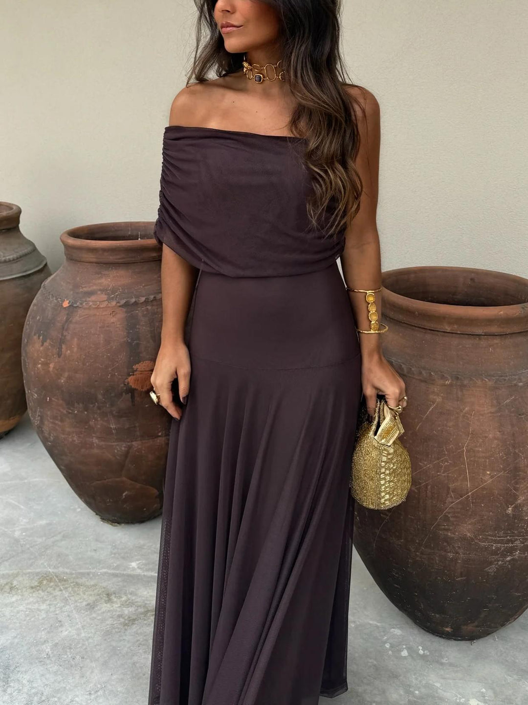 ISABELLA – STRAPLESS ELEGANT EVENING GOWN