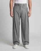 Men's High-Cut Wide-Leg Pants Fashion Glam