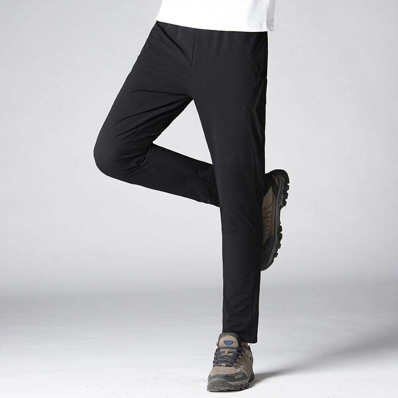 Women's Slim-Fit Stretch Trekking Pants with Pre-shaped Knees and Elastic Comfort Waistband Fashion Glam