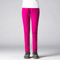 Women's Slim-Fit Stretch Trekking Pants with Pre-shaped Knees and Elastic Comfort Waistband Fashion Glam