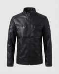 Men's fashionable biker jacket with quilted details Fashion Glam