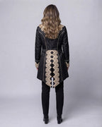 Women’s blouse with stand-up collar and gathering Fashion Glam