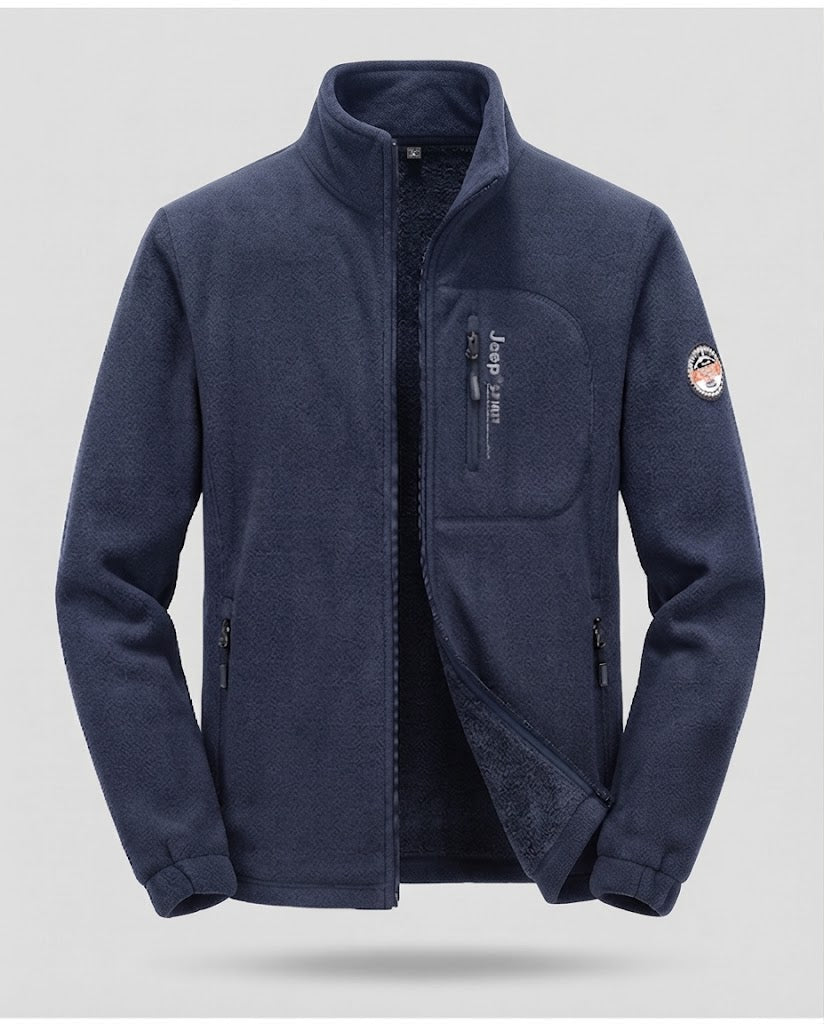 Men's fleece jacket with high collar Fashion Glam