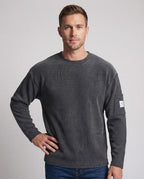 Men's Relaxed-Fit Structured Knit Sweater Fashion Glam