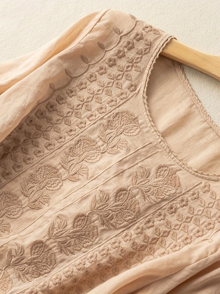 ELENA – BOHO EMBROIDERED BLOUSE EFFORTLESS CHARM WITH EVERY WEAR