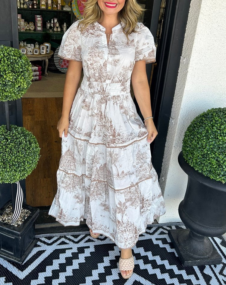 JUNESSA – TOILE MAXI DRESS