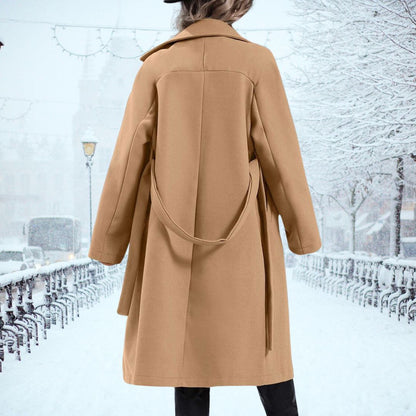 BELLA COUTURE - SOFT-TOUCH BELTED COAT