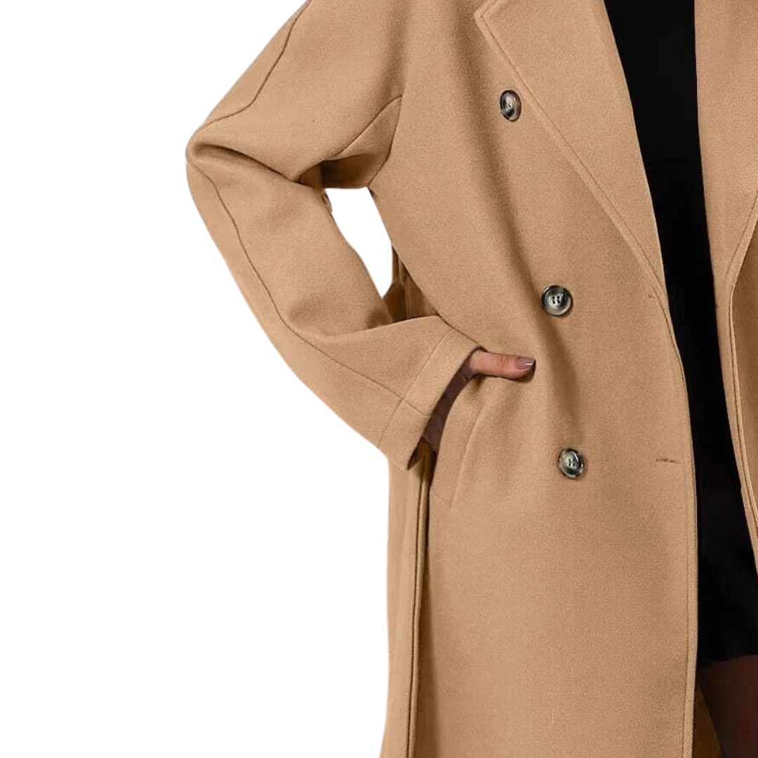 BELLA COUTURE - SOFT-TOUCH BELTED COAT