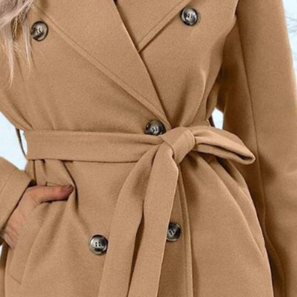 BELLA COUTURE - SOFT-TOUCH BELTED COAT