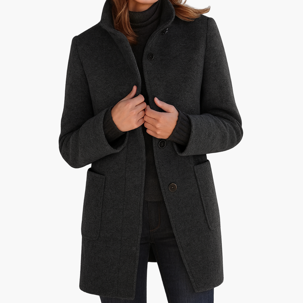 Fashion Glam | Short Coat Modern Elegant Transitional Jacket for Everyday & Work