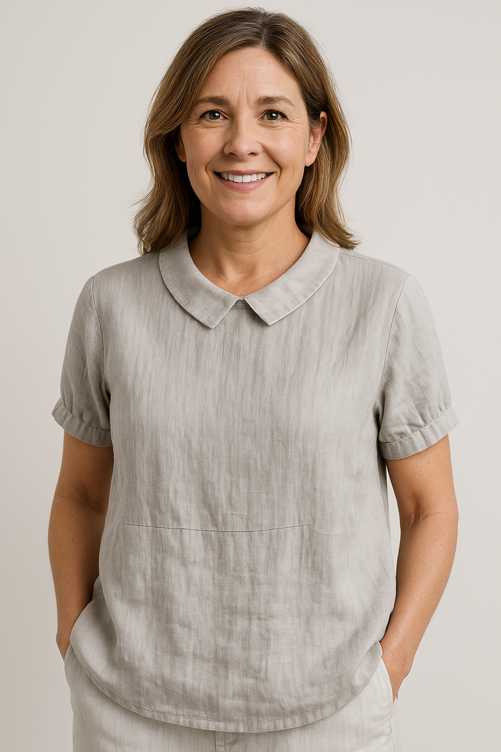 Avery™ Relaxed Fit Collared Top