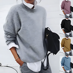 Fashion Glam | Cashmere Sweater - Soft & Warm - Luxurious Fine Knit - For Everyday & Elegant Occasions