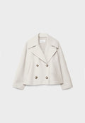Ladies short double-breasted coat
