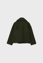 Ladies short double-breasted coat