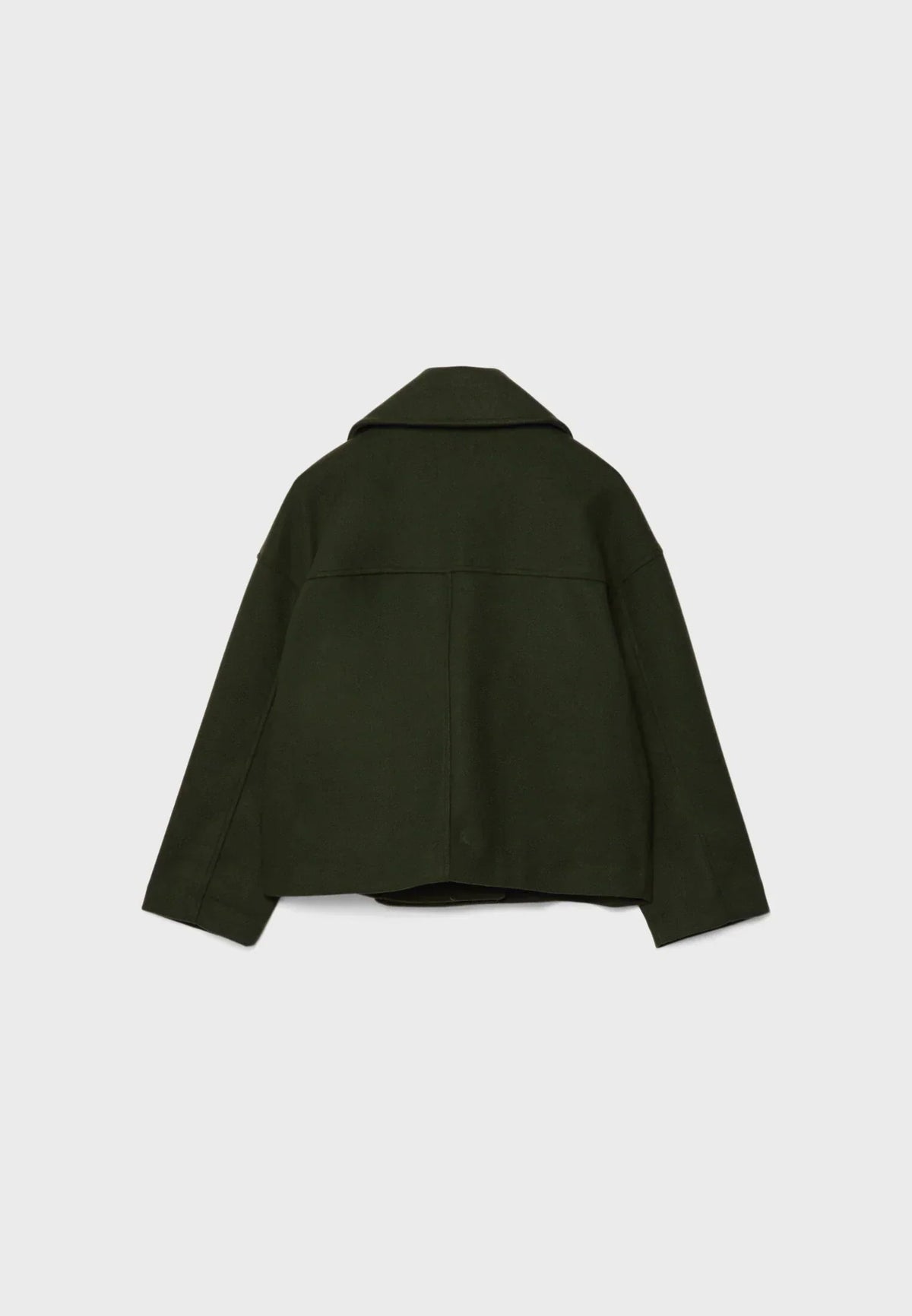 Ladies short double-breasted coat