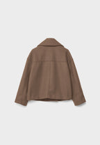 Ladies short double-breasted coat