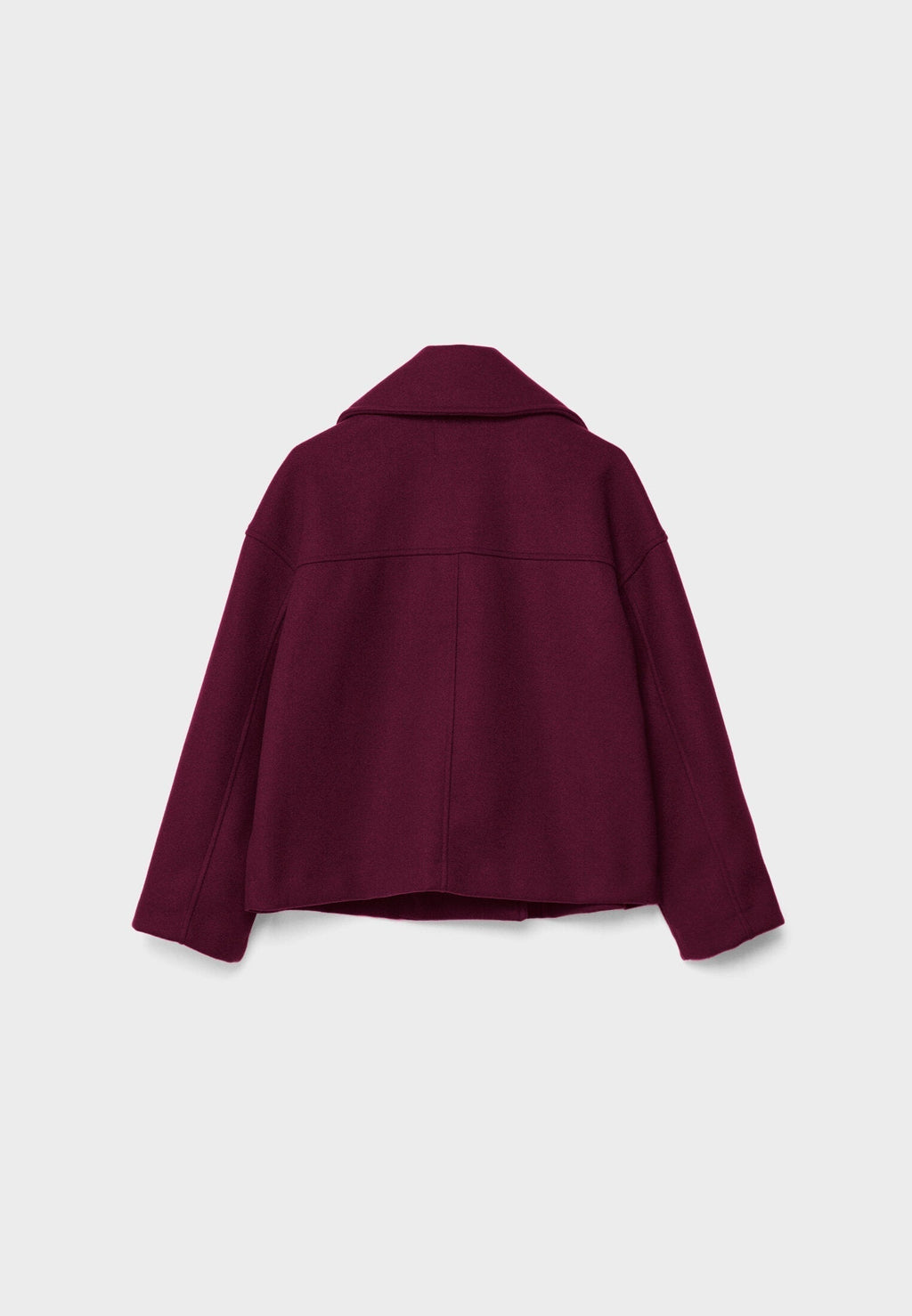Ladies short double-breasted coat