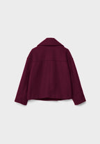 Ladies short double-breasted coat