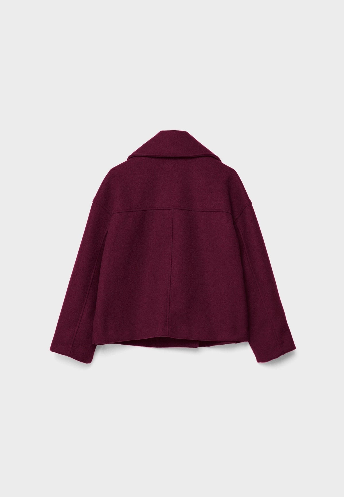 Ladies short double-breasted coat