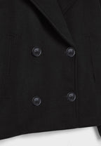 Ladies short double-breasted coat
