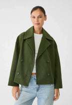 Ladies short double-breasted coat