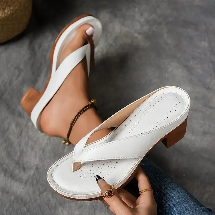 EIRA – ULTRA COMFORTABLE CHUNKY HEEL SANDALS