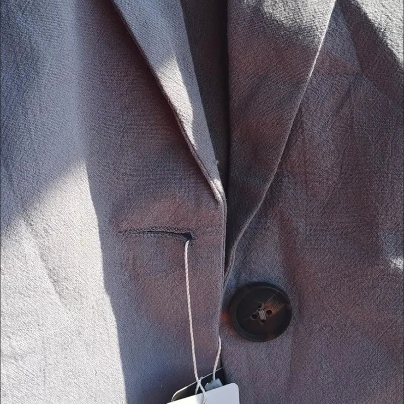 Fashion Glam | Daly Chic Minimalist Linen Blazer