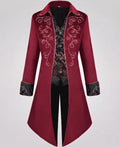 Women elegant tailcoat with elaborate embellishments and noble accents Fashion Glam