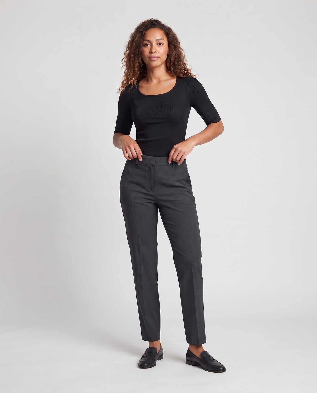 Ladies fine knit cami with fine rib, lightweight viscose mix and narrow straps Fashion Glam