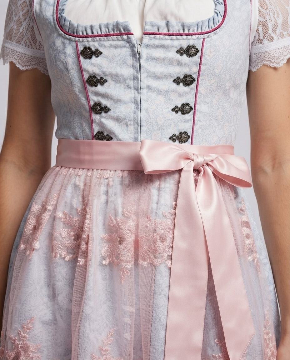 Women's Lace Dirndl Dress Fashion Glam