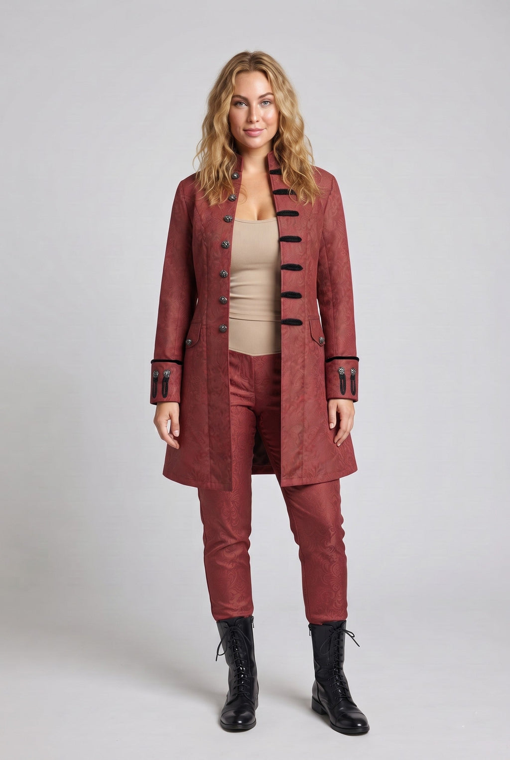 Women's stylish, elegant vest with luxurious embellishments and asymmetric cut Fashion Glam