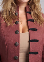 Women's stylish, elegant vest with luxurious embellishments and asymmetric cut Fashion Glam