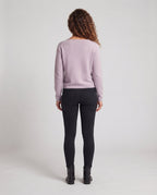 Women's lightweight fine knit sweater with raglan sleeves and boxy fit Fashion Glam
