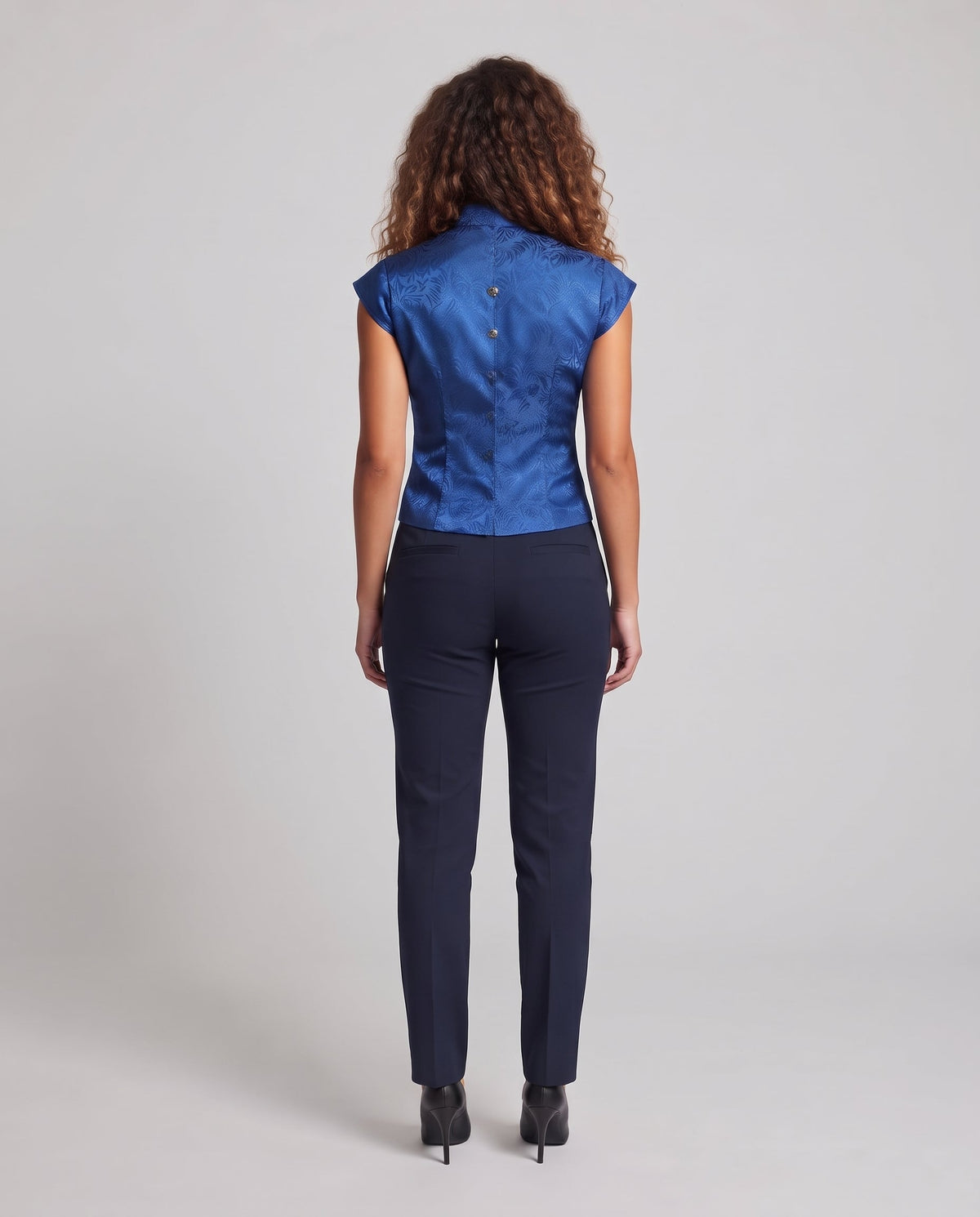 Ladies elegant vest with elaborate design and fine details Fashion Glam