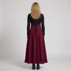 Ladies Elegant Wedding Skirt with Lacing and Ruffle Fashion Glam