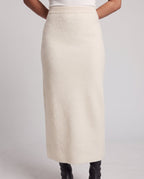 Ladies Elegant A-line Maxi Skirt made of heavy wool blend Fashion Glam