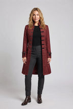 Ladies elegant tailcoat with elaborate jacquard pattern Fashion Glam
