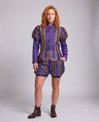 Women's historical costume set with artistic jacket and shorts Fashion Glam