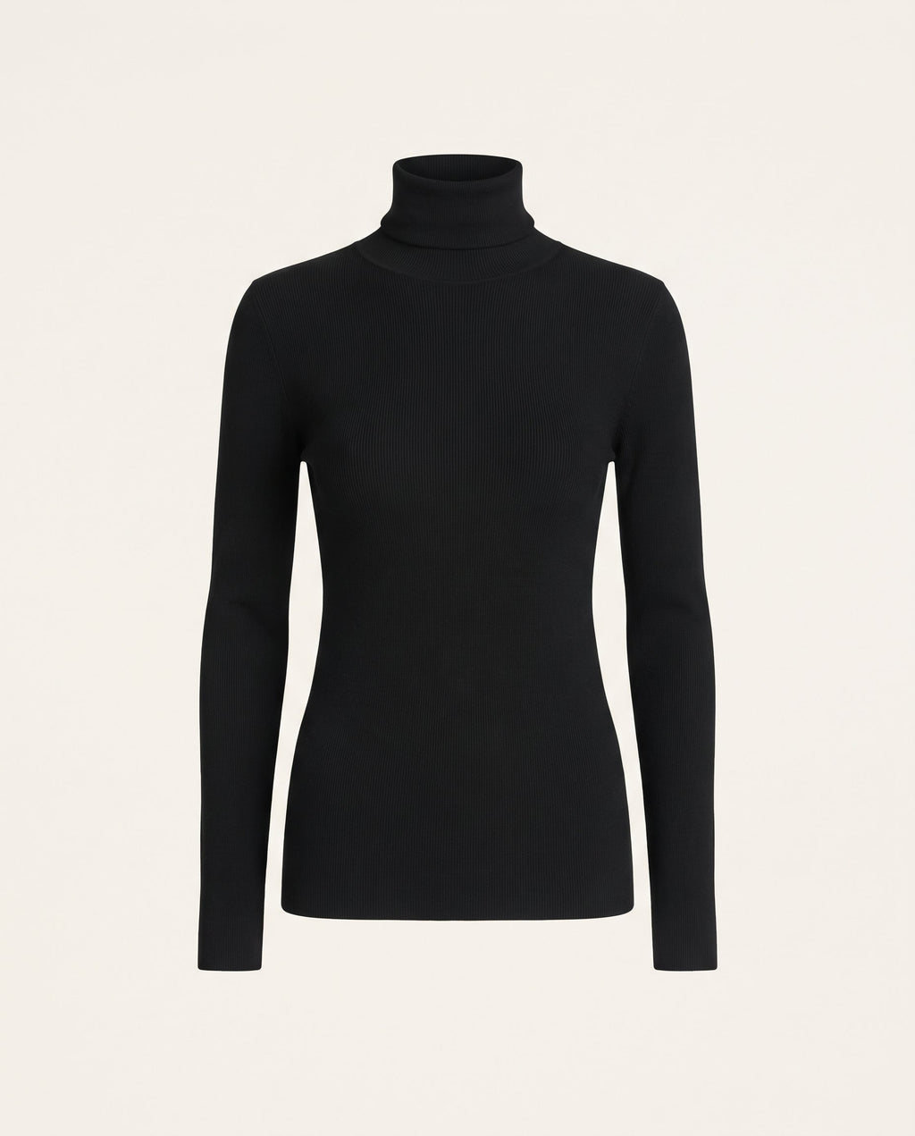 Women's Fine Rollneck Sweater Slim Fit with Thumb Hole Fashion Glam