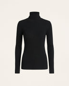 Women's Fine Rollneck Sweater Slim Fit with Thumb Hole Fashion Glam