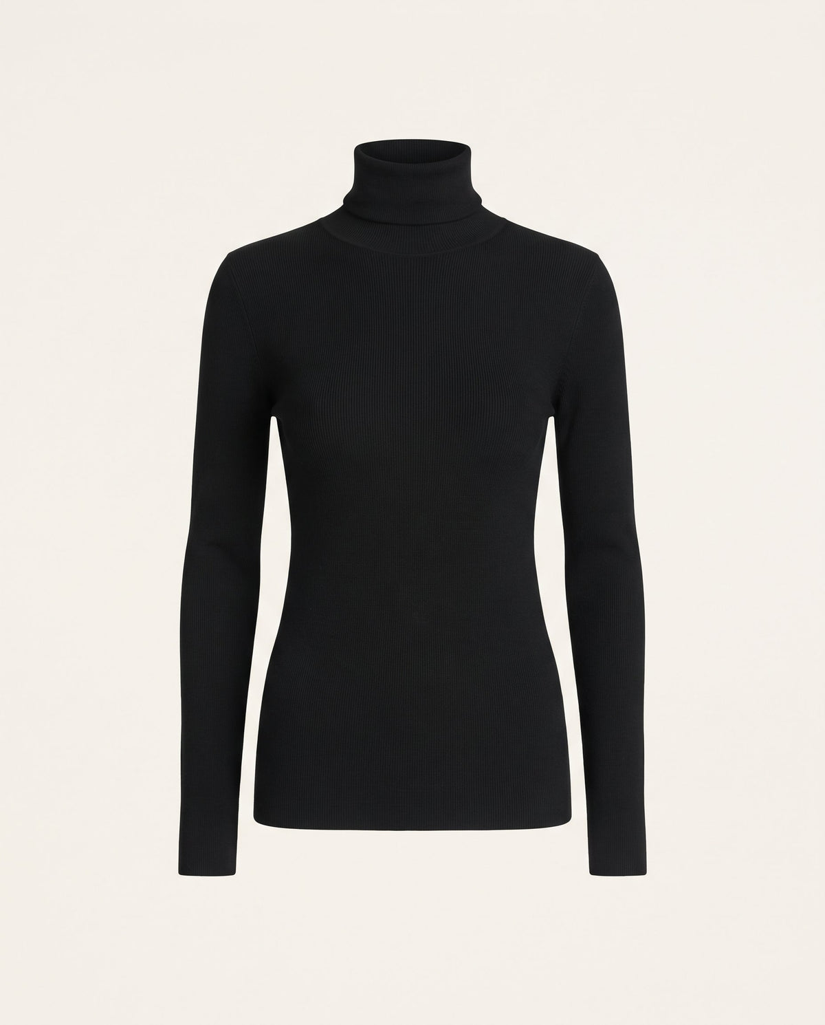 Women's Fine Rollneck Sweater Slim Fit with Thumb Hole Fashion Glam