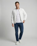 Fashion Glam | Men's Casual Transitional Jacket with Water-Repellent Surface & Stand-Up Collar Fashion Glam