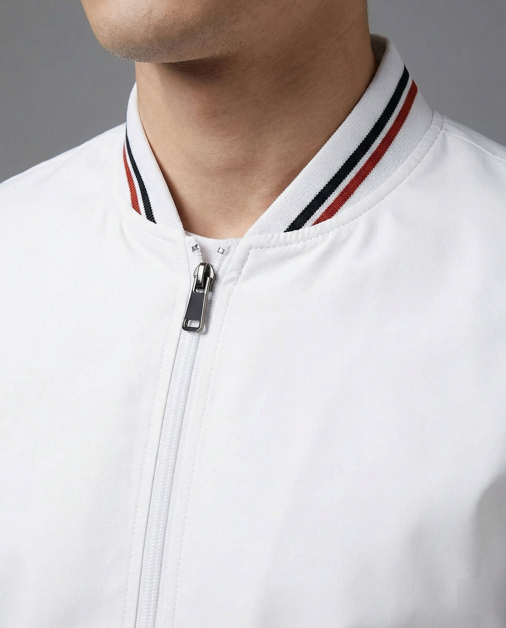 Men's Casual Transitional Jacket with Water-Repellent Surface & Stand Collar Fashion Glam