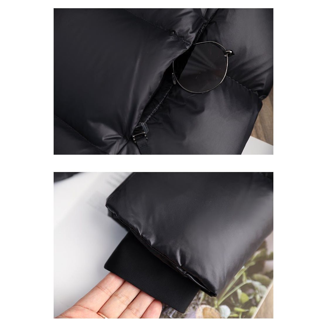 Fashion Glam – Warm Down Winter Jacket, Waterproof & Lined