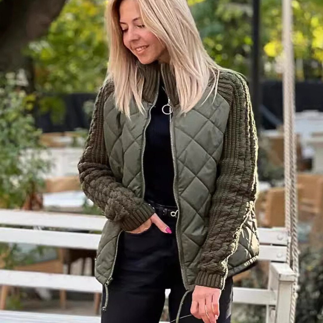 ANNA ROSE - TRENDY QUILTED JACKET