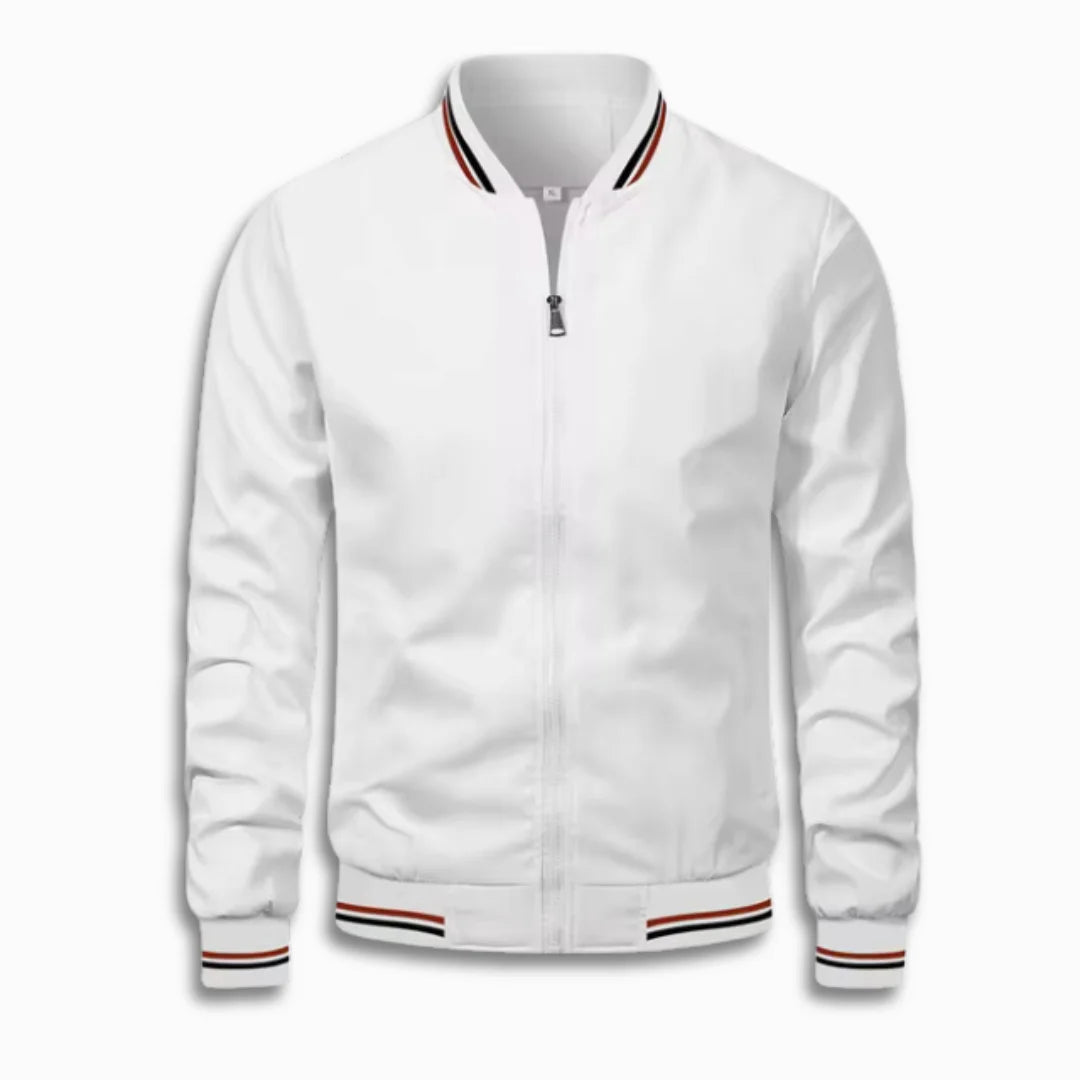 Men's Casual Transitional Jacket with Water-Repellent Surface & Stand Collar Fashion Glam