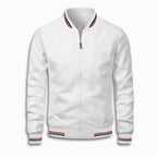 Men's Casual Transitional Jacket with Water-Repellent Surface & Stand Collar | Fashion Glam