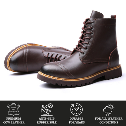 KINGSLEY & CO. - VINTAGE LEATHER BOOTS